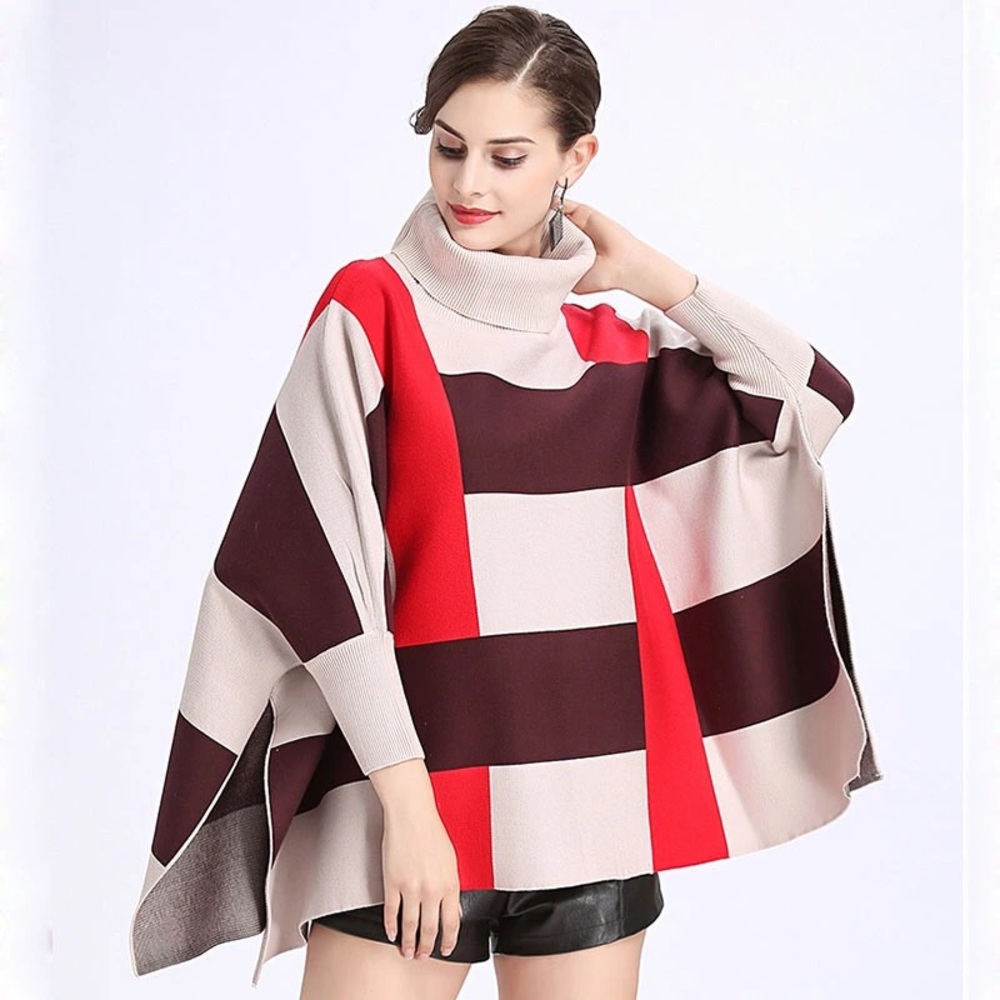 turtlenecks knitted sweater shawl cardigan